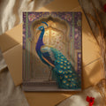 Peacock in Rajasthan Poster – Indian Palace Bird Print, Boho Wall Art