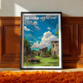 Oradour-sur-Glane Travel Poster: Abandoned Village Print, France Wall Art