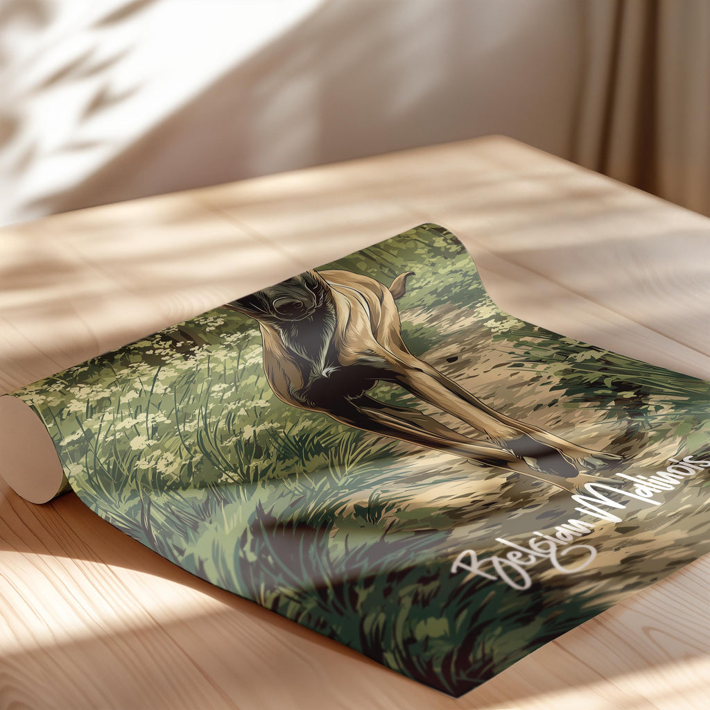 Belgian Malinois Dog Print: Modern K9 Wall Art