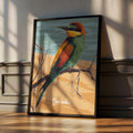 Bee-eater Framed Poster: Colorful Tropical Bird Wall Art