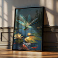 Dragonfly Wall Art Print: Elegant Insect Poster, Nature Decor