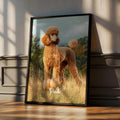 Elegant Poodle Art Print: Modern Dog Poster, Grooming Salon Decor