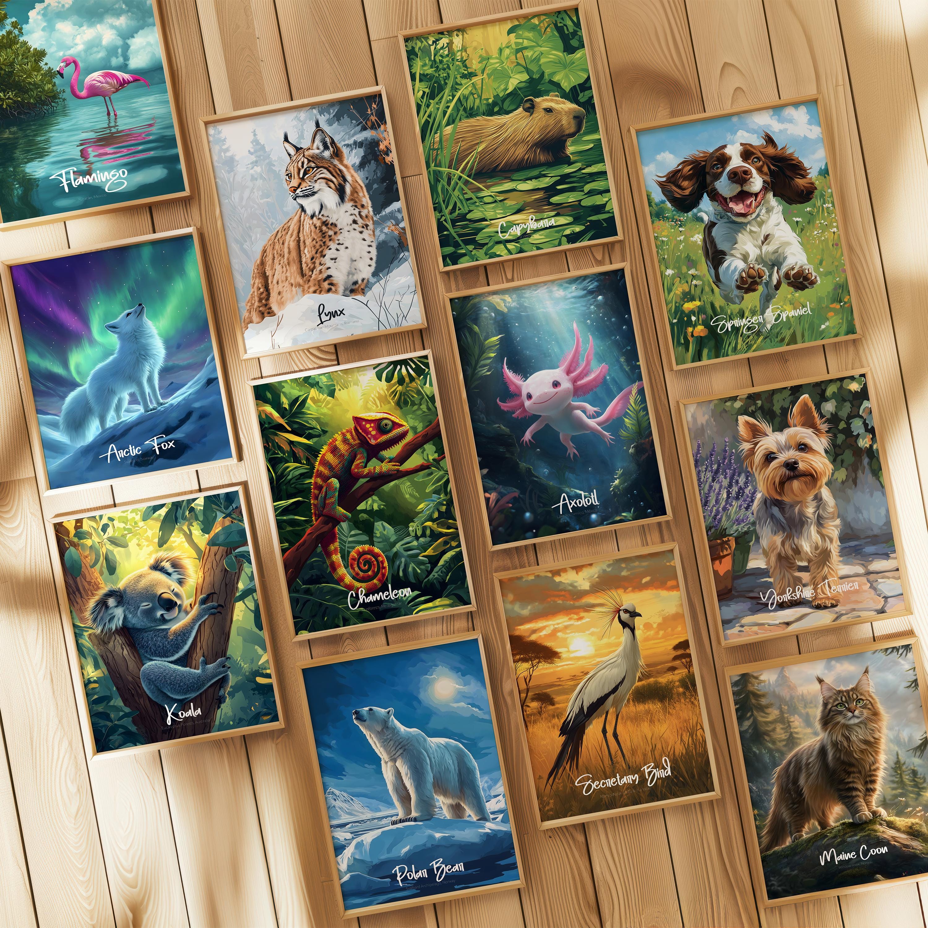 Tyrannosaurus Rex Poster for Kids Room – Jurassic Wall Art for Dinosaur Lovers