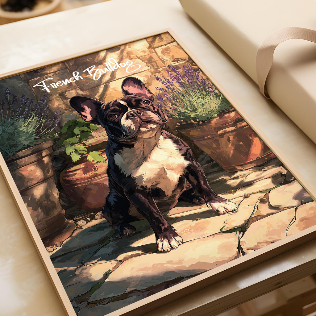 French Bulldog Art Print | Nursery, Kids Room, or Office Decor