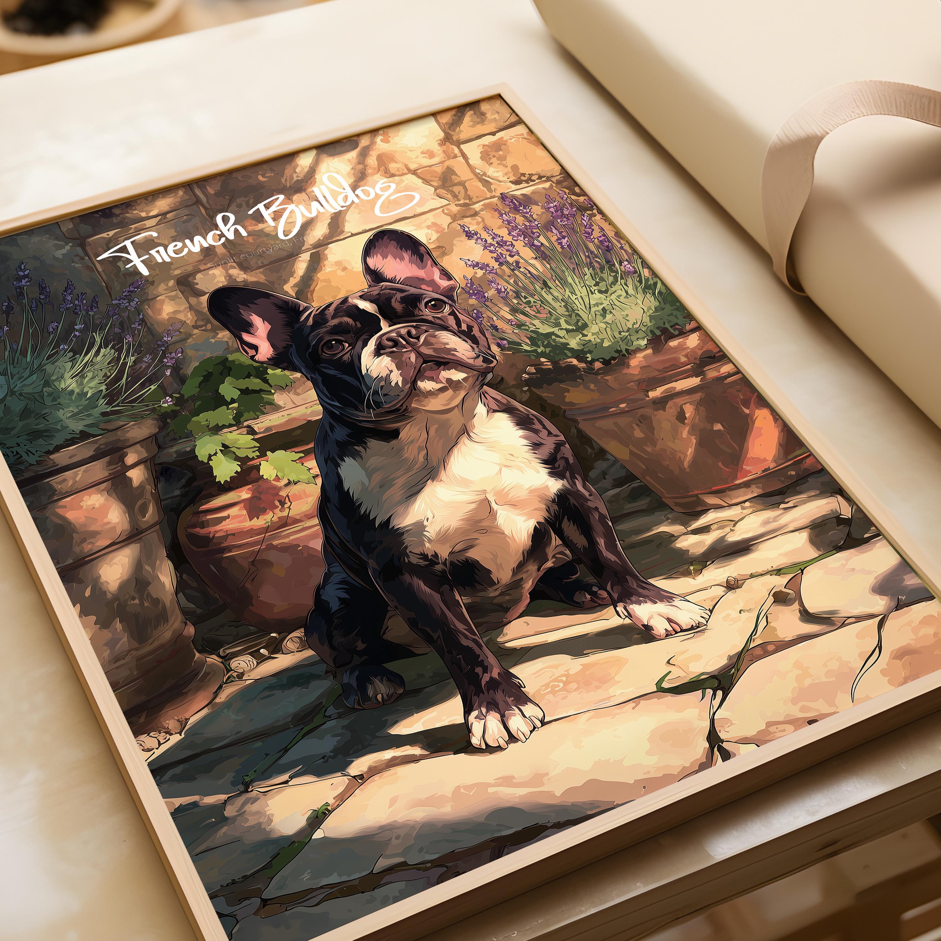 French Bulldog Art Print | Nursery, Kids Room, or Office Decor