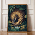 Pangolin Illustration Print: Wildlife Wall Art for Nature Lovers