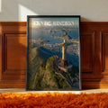 Christ the Redeemer Travel Print: Rio de Janeiro Mountain Landscape