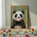 Panda Nursery Wall Art – Forest Animal Print