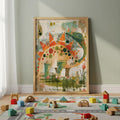 Stegosaurus Nursery Art Print