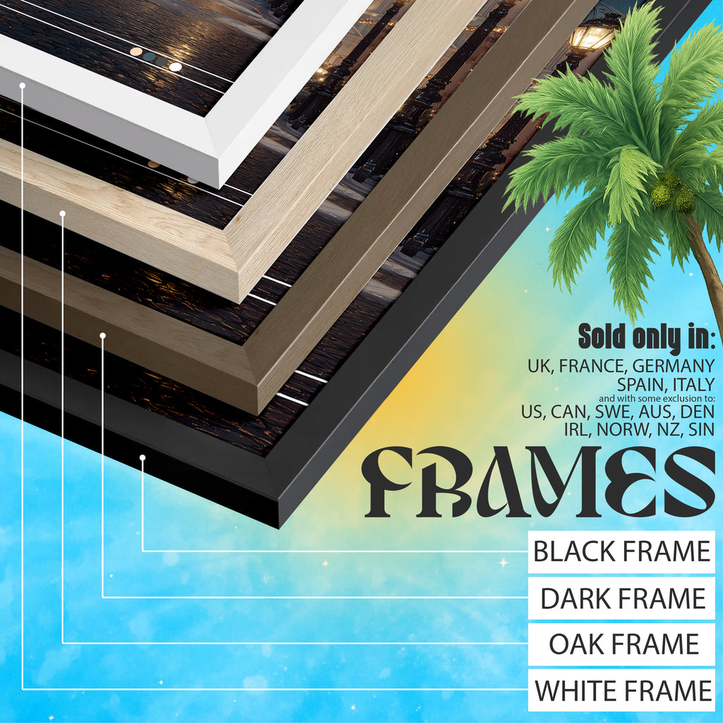 Rome Italy Poster – Christmas Piazza Wall Art, Holiday City Print, Festive Travel Photography Decor