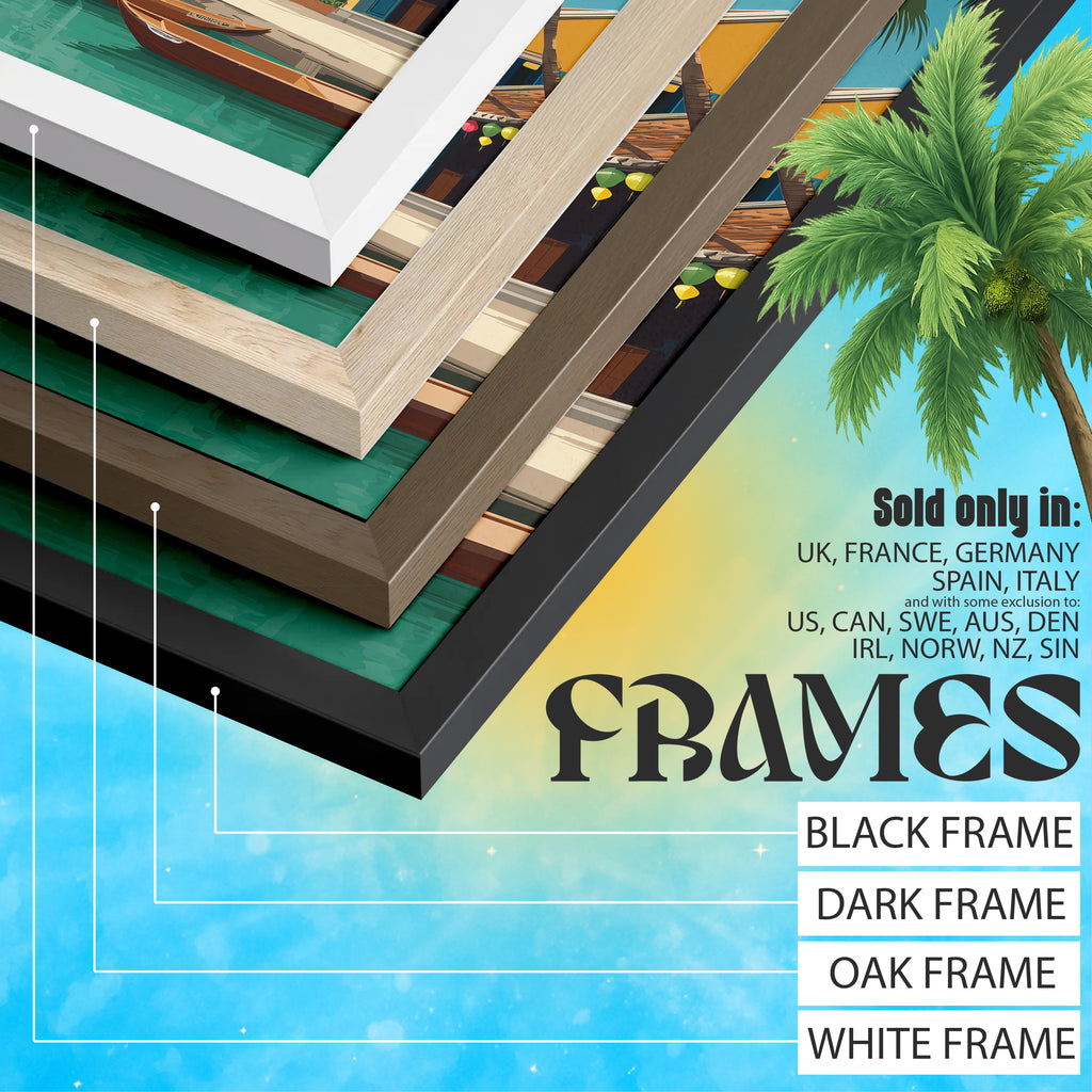 Hoi An Vietnam Poster – Lantern Street Wall Art, Riverside Town Print, Asian Travel Photography Decor