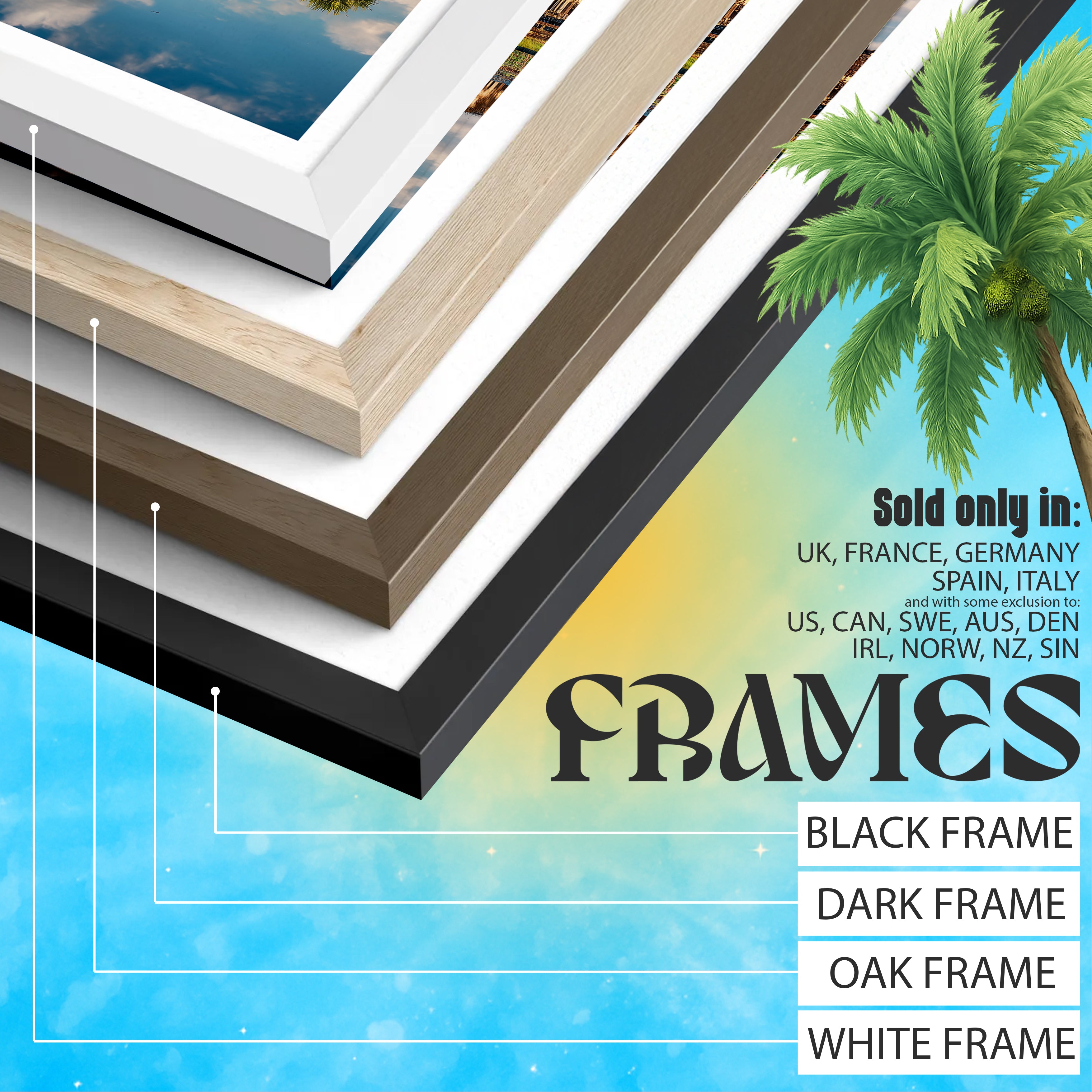 Cambodia Travel Poster – Angkor Wat Temple Wall Art Print, Siem Reap Landmark Decor