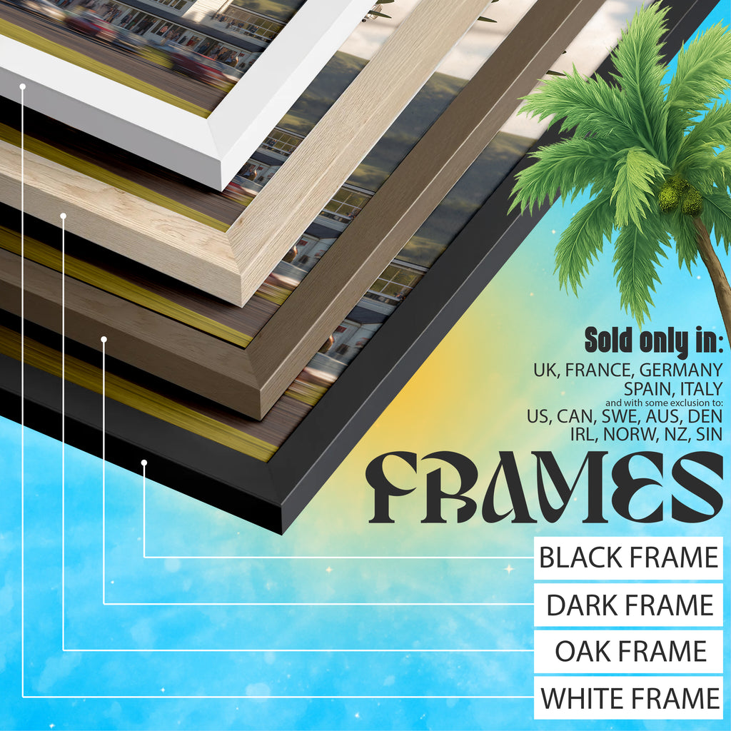 Goodwood Spitfires Chichester Travel Poster – British Aviation Wall Art, WWII Planes Print, Sussex Landscape Photography