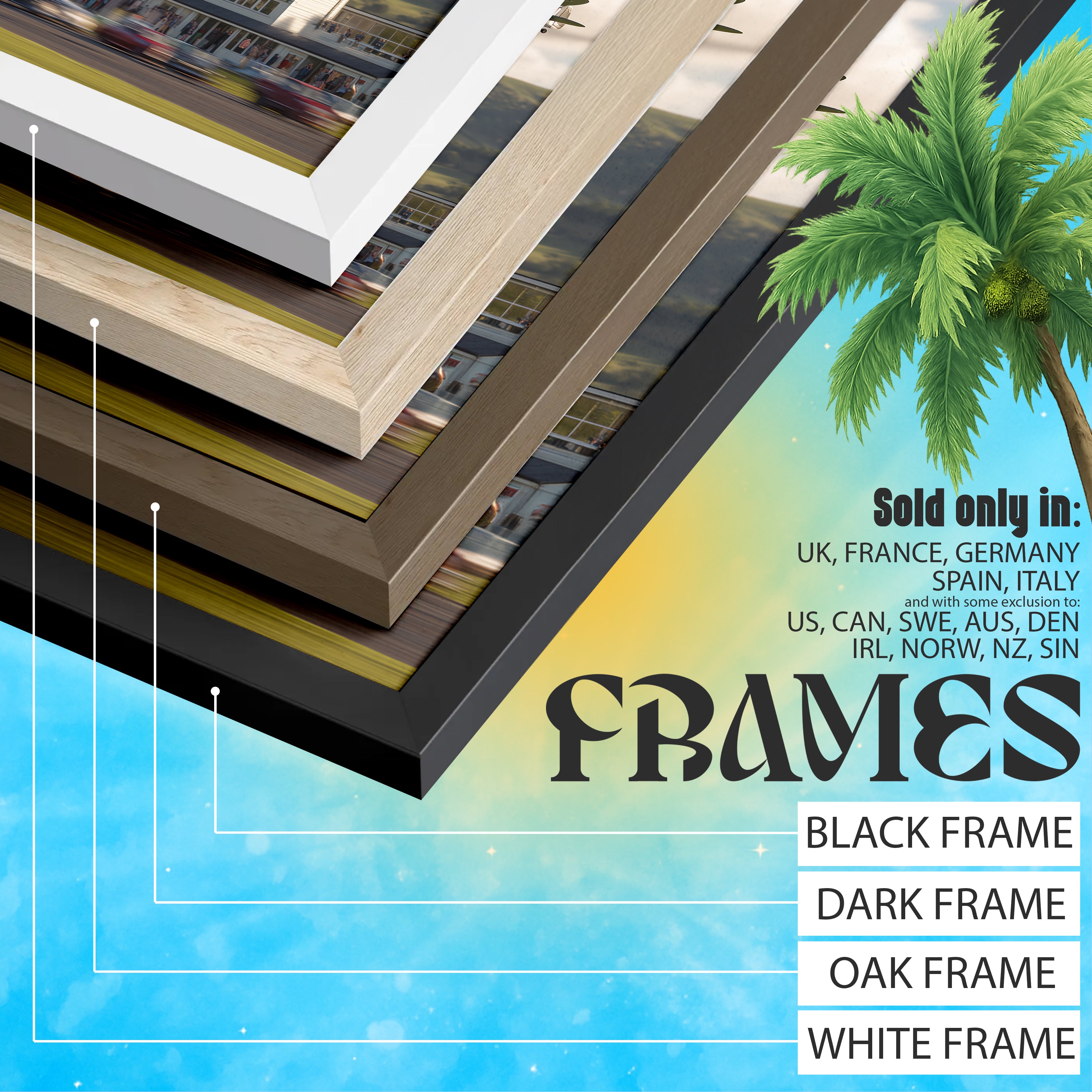 Goodwood Spitfires Chichester Travel Poster – British Aviation Wall Art, WWII Planes Print, Sussex Landscape Photography