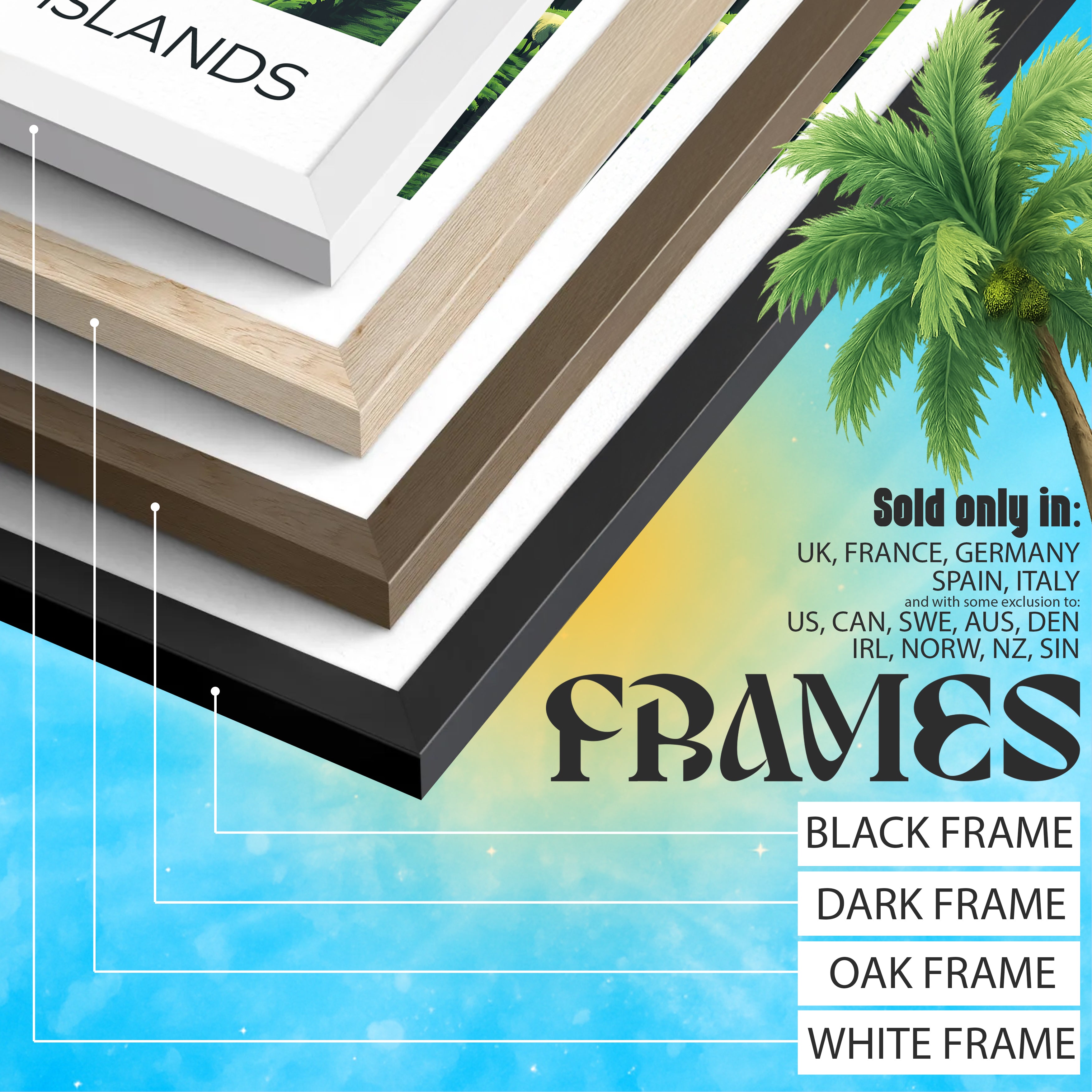 Faroe Islands Cliffside Poster – Nordic Landscape Art Print, Grass Roof Houses & Ocean View Illustration