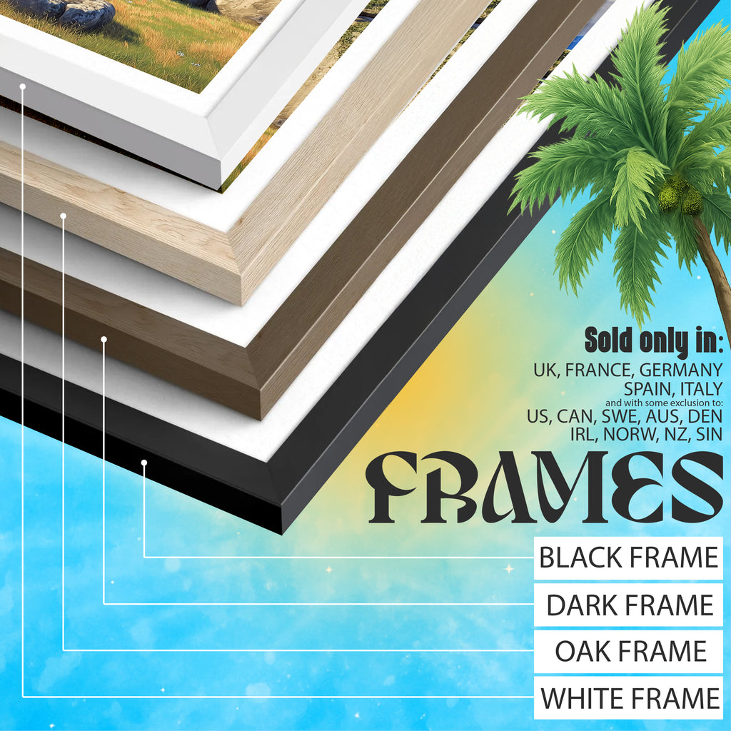 England Travel Poster – Stonehenge Wall Art Print, Ancient Monument, Prehistoric Landmark Decor