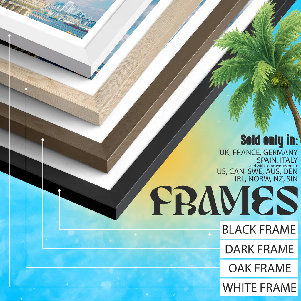 New York Travel Poster – Statue of Liberty Wall Art Print, USA Landmark, City Decor