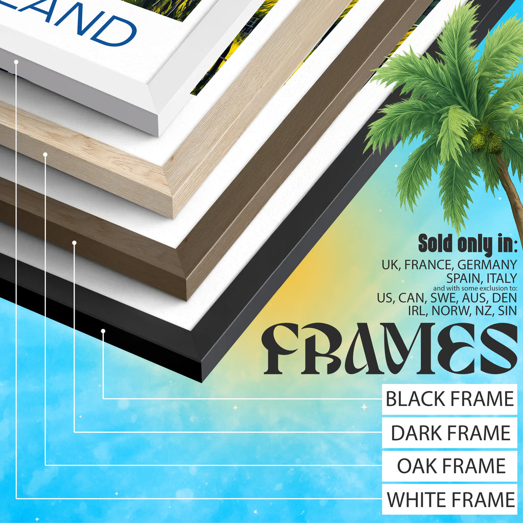 Iceland Travel Poster: Nordic Mountain Village Illustration Art