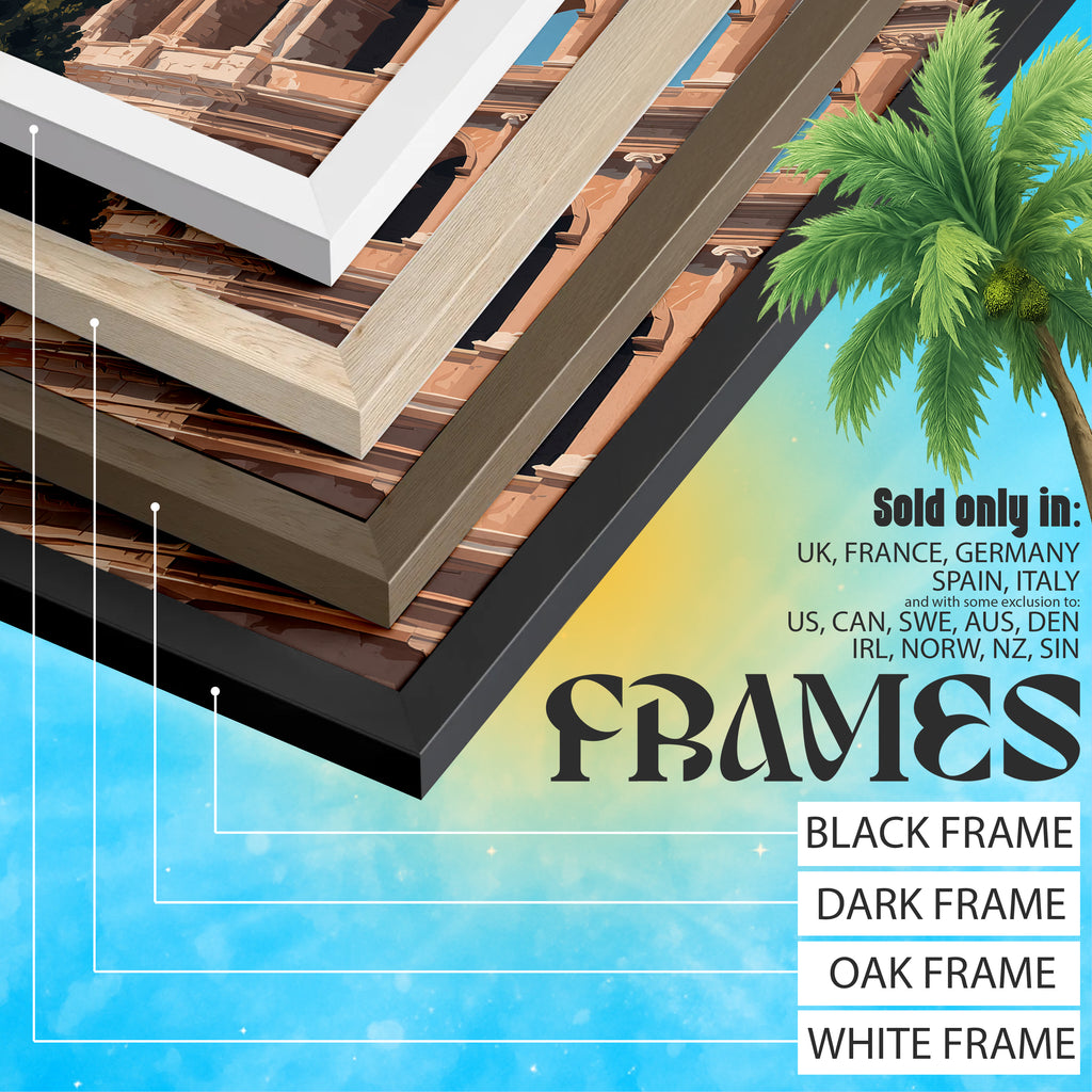 Rome Italy Travel Poster – Colosseum Wall Art, Ancient Landmark Print, Historic City Travel Photography Decor