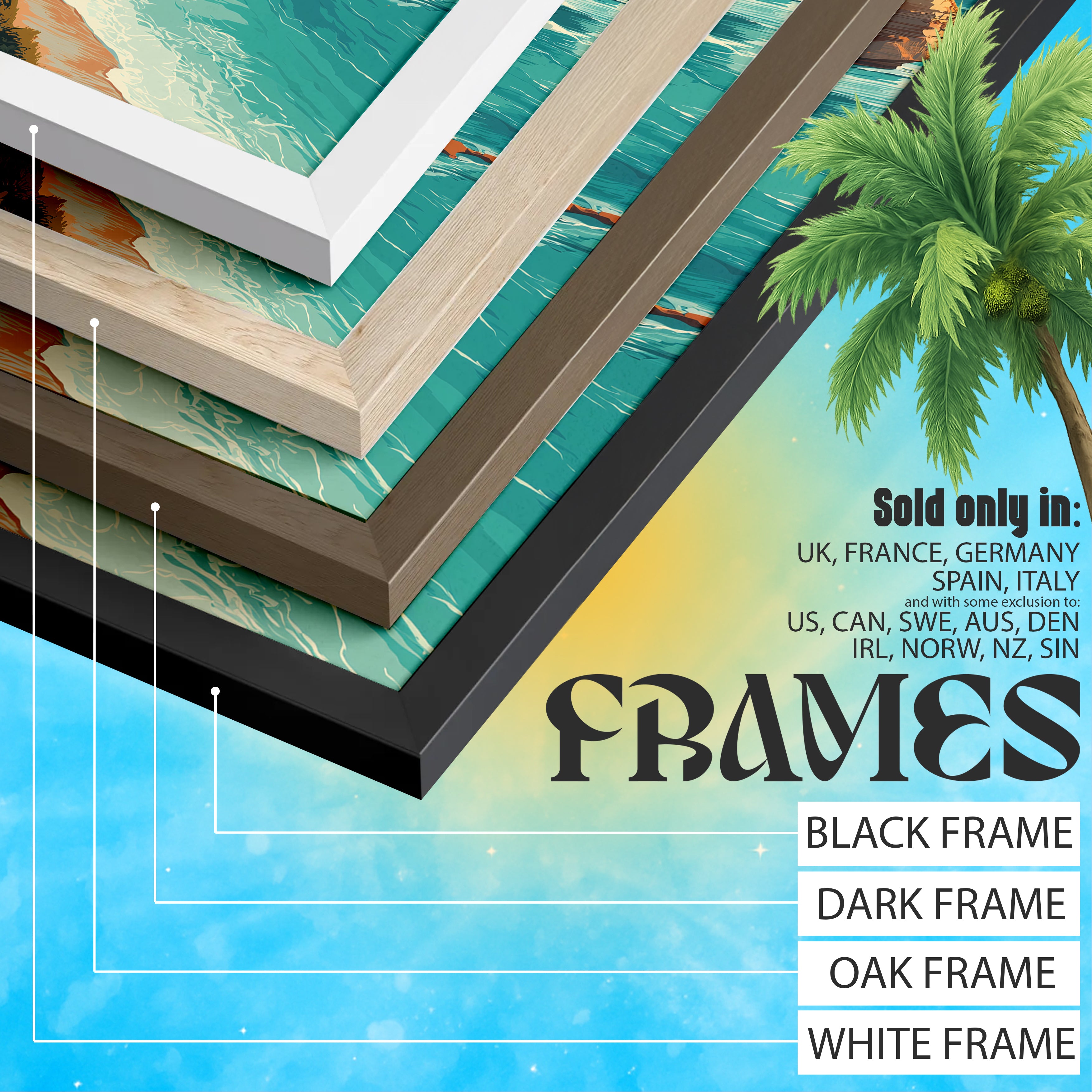 Great Ocean Road Poster – Australia Coastal Wall Art, Ocean Cliff Print, Scenic Travel Photography, Nature Landscape Decor