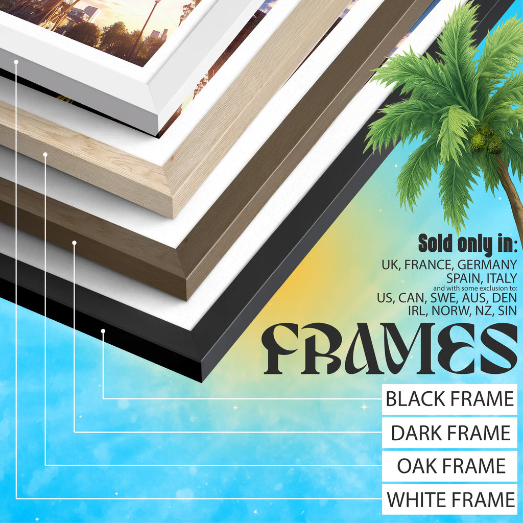 Eiffel Tower Paris Poster – Romantic France Travel Print, Cityscape Wall Art, European Decor