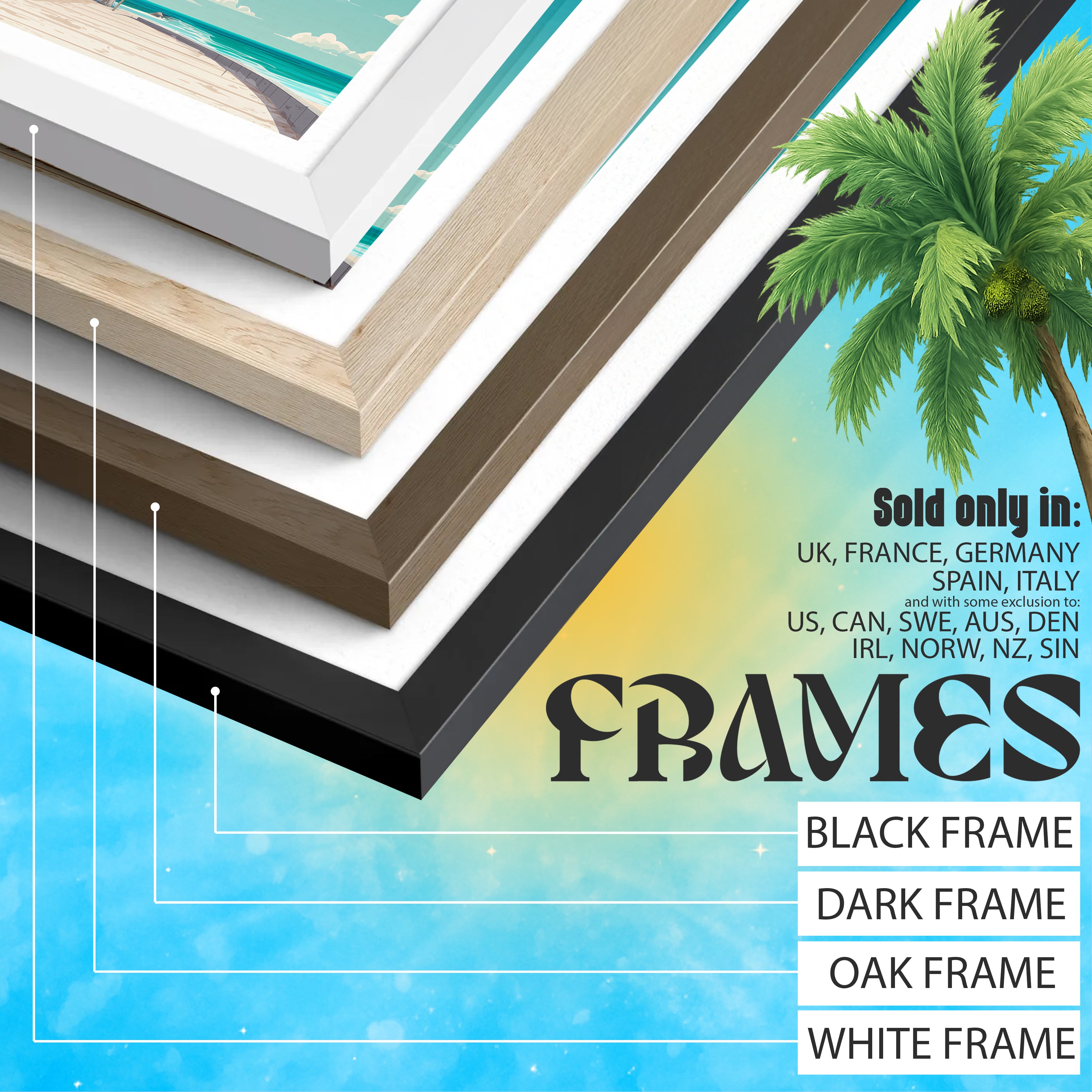 Havana Travel Poster: Cuba Print, Caribbean Wall Art