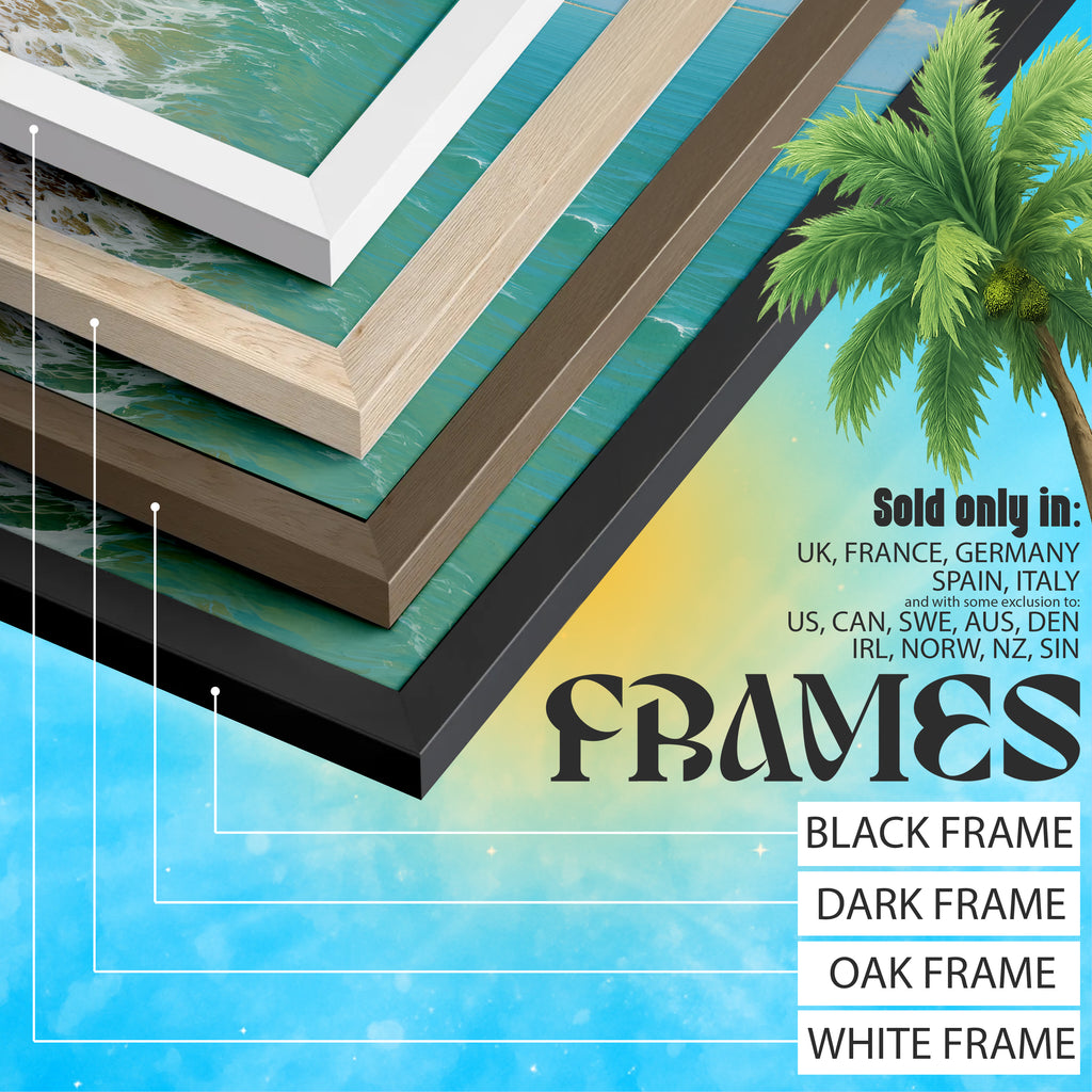 Rimini Italy Poster – Adriatic Coast Wall Art, Seaside Beach Print, Mediterranean Travel Photography Decor