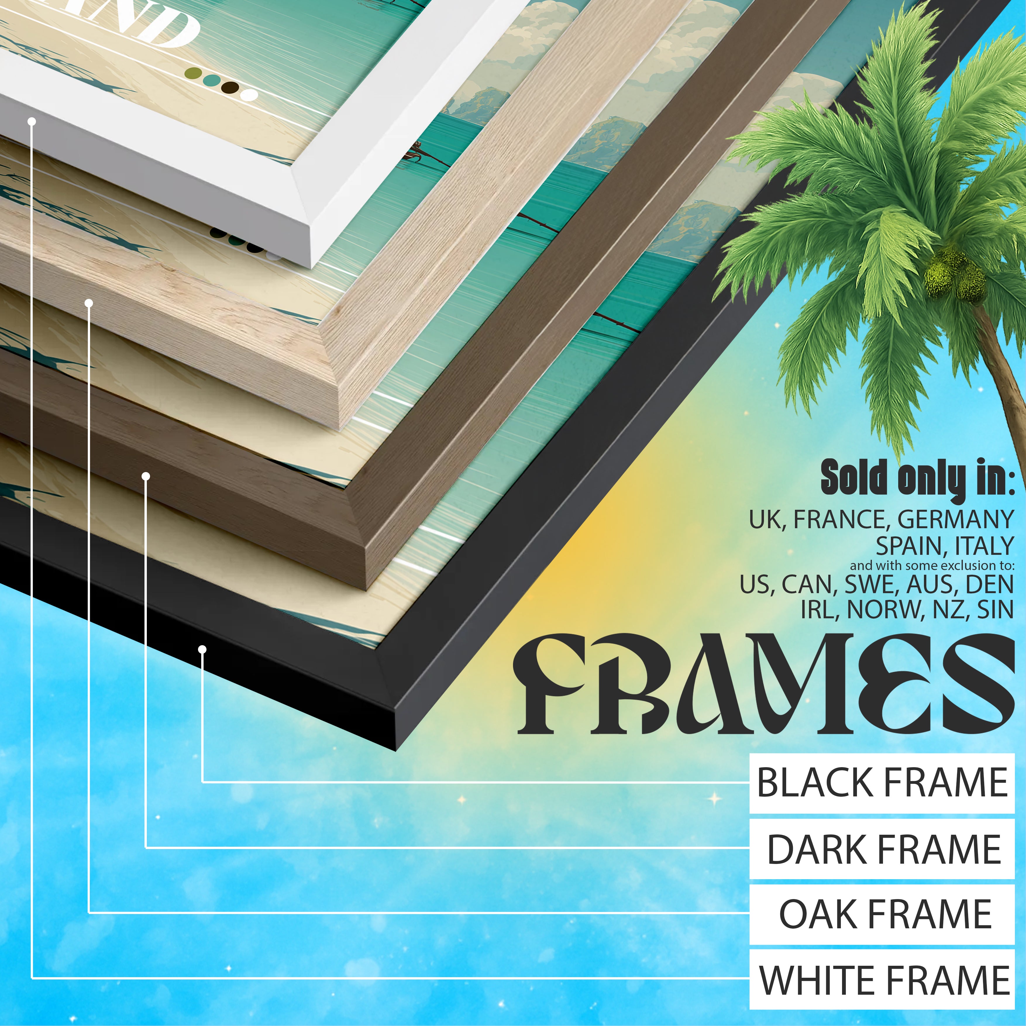 Krabi Thailand Travel Print: Tropical Beach, Longtail Boat, Southeast Asia