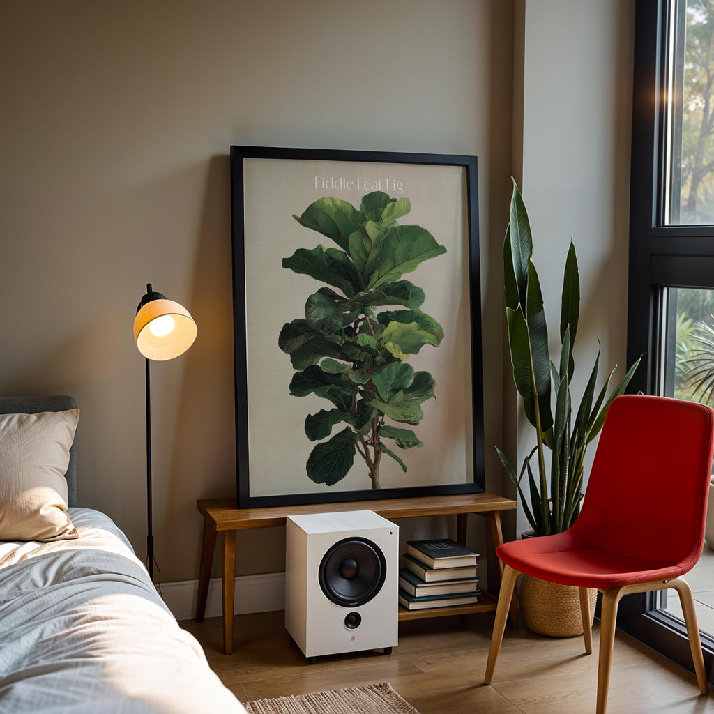 Fiddle Leaf Fig Print: Tropical Botanical Wall Art, Plant Lover Gift