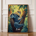Koala Art Print: Australian Animal Illustration, Nursery Wall Decor