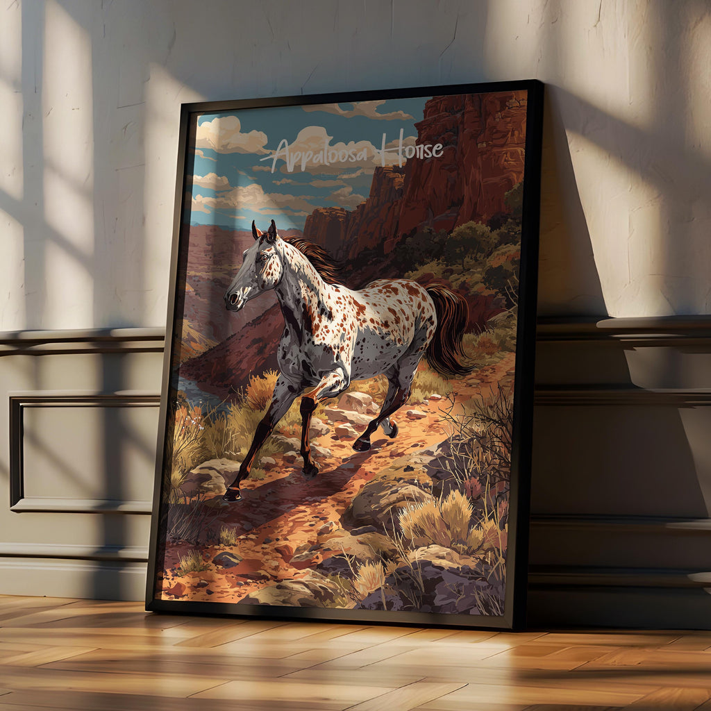 Appaloosa Horse Print: Western Equestrian Wall Art