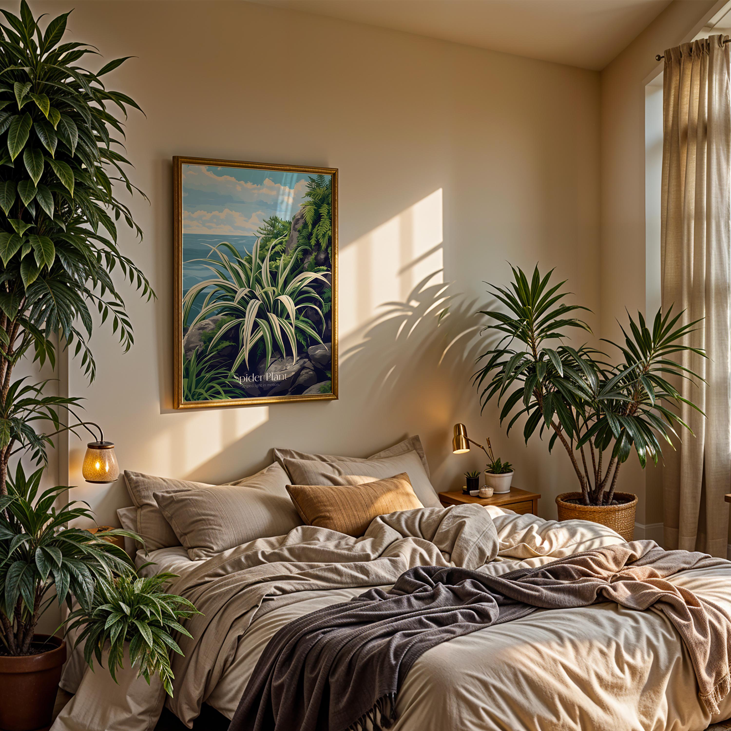 Snake Plant Print: Minimalist Botanical Wall Art, Modern Home Decor