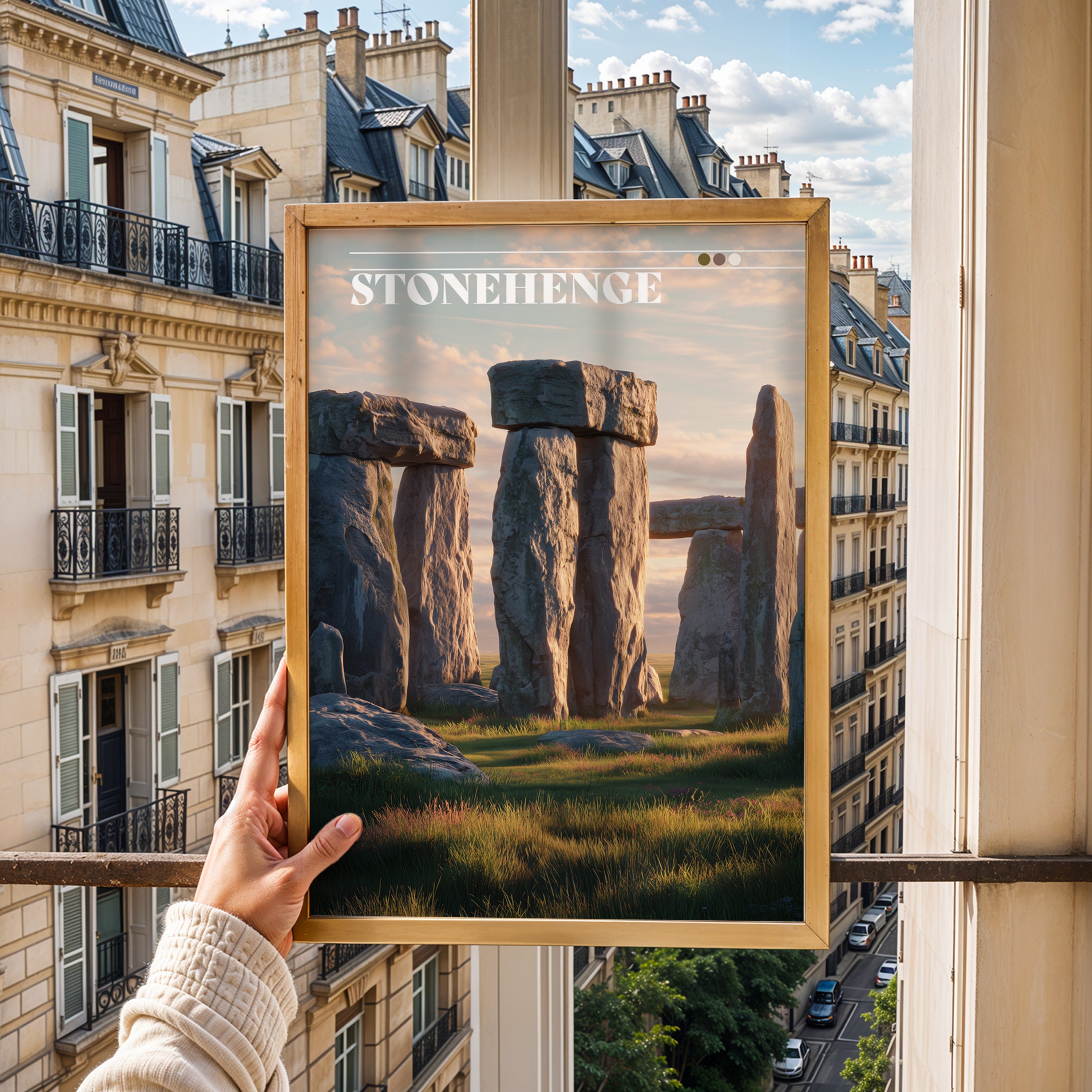 Stonehenge Poster - Ancient Monument England Wall Art