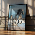 Andalusian Horse Art Print: Elegant Spanish Equestrian Decor