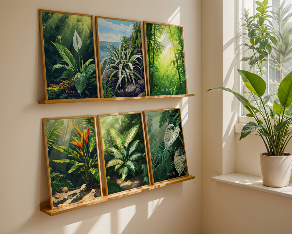 Rubber Plant Print: Tropical Botanical Wall Art, Plant Lover Gift
