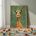 Camel Nursery Wall Art – Desert Animal Print