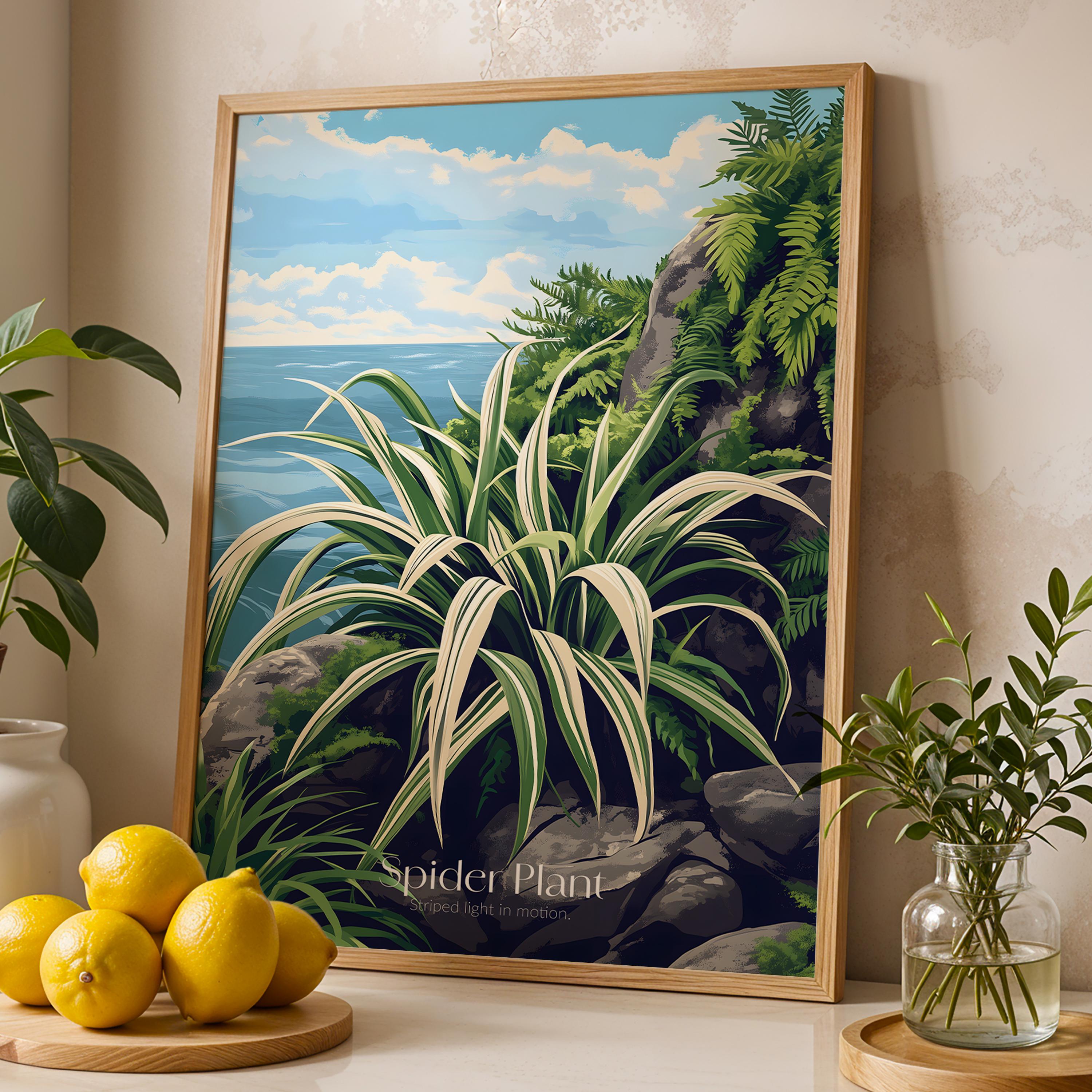 Snake Plant Print: Minimalist Botanical Wall Art, Modern Home Decor