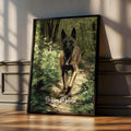 Belgian Malinois Dog Print: Modern K9 Wall Art
