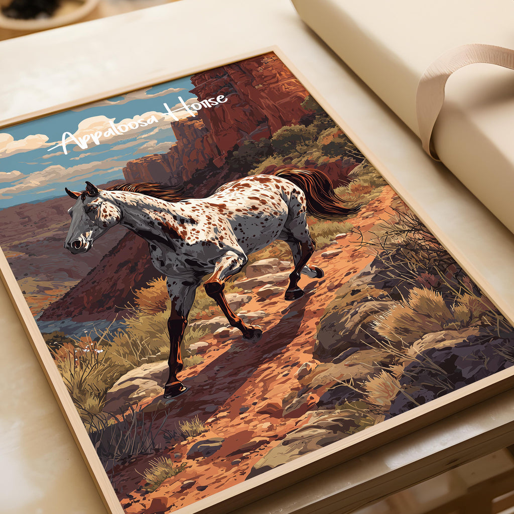 Appaloosa Horse Print: Western Equestrian Wall Art