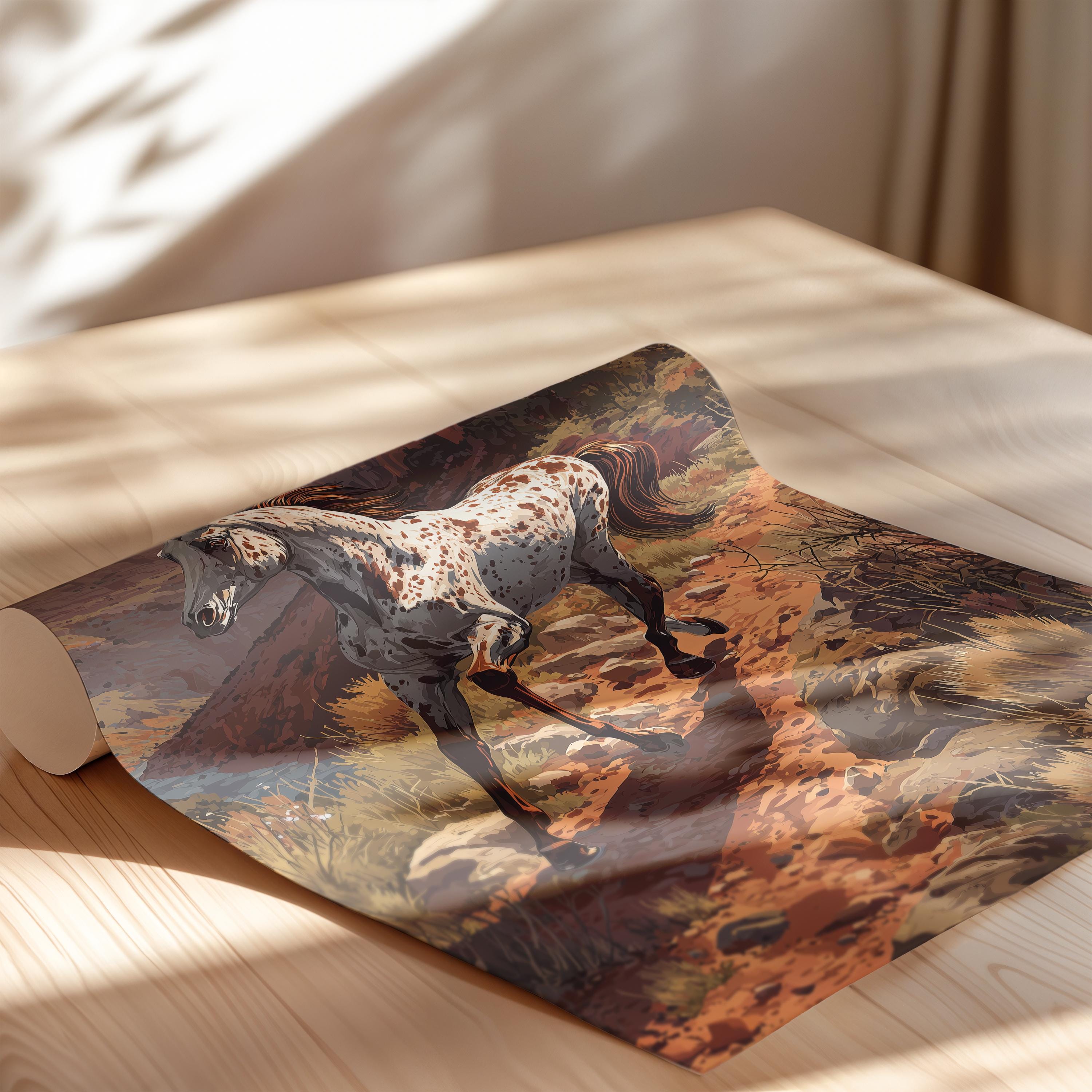 Appaloosa Horse Print: Western Equestrian Wall Art