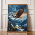 Bald Eagle Art Print: Patriotic Wildlife Illustration, American Symbol