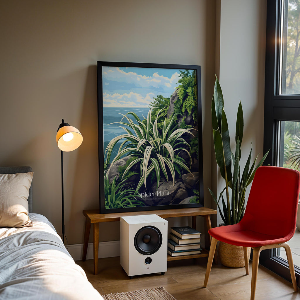 Snake Plant Print: Minimalist Botanical Wall Art, Modern Home Decor