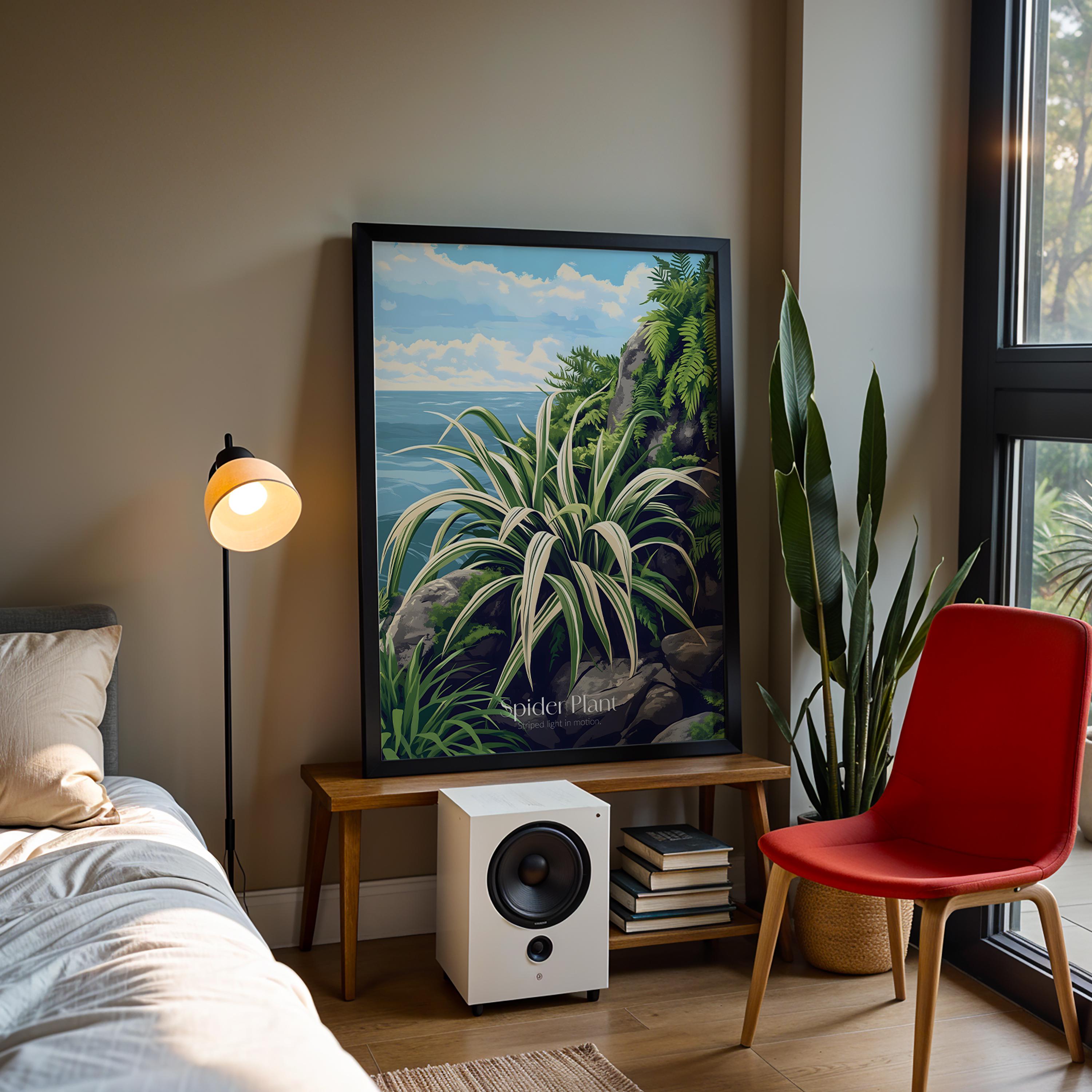 Snake Plant Print: Minimalist Botanical Wall Art, Modern Home Decor